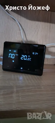 Безжичен WiFi стаен термостат, снимка 1