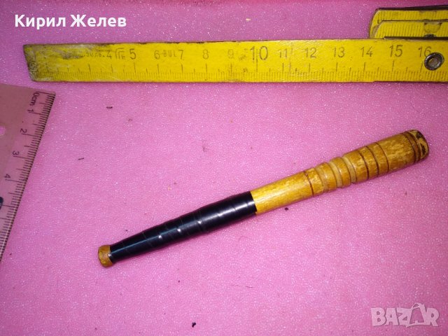 СТАО РЕЗБОВАНО ДЪРВЕНО ЦИГАРЕ За КОЛЕКЦИЯ РЪЧНА ИЗРАБОТКА 26512, снимка 2 - Колекции - 44222349