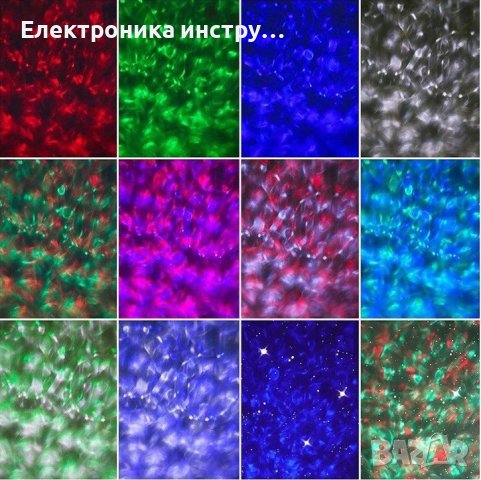 LED лампа за промяна на цвета на светодиоден проектор, снимка 4 - Соларни лампи - 42379066