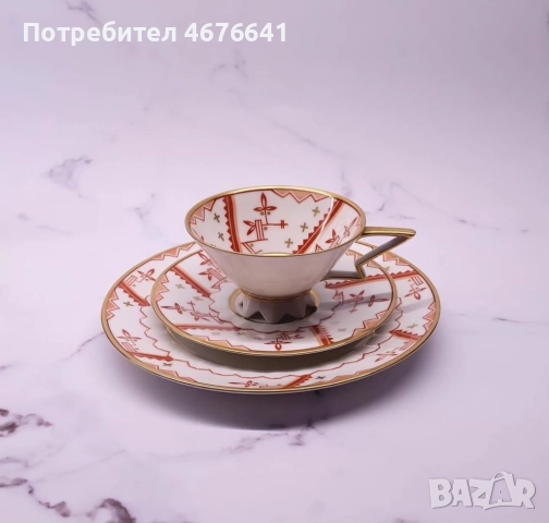 Троен порцеланов сет