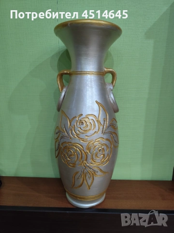 Ваза нова ръчно изработена 60/23 см