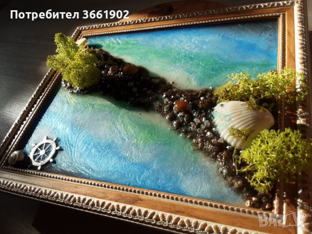 Жива картина Ръчна изработка Скандинавски мъх , снимка 6 - Картини - 39895881
