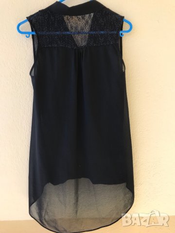 Топ туника от шифон М/Л, снимка 5 - Туники - 29993231