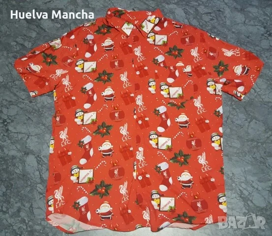 Риза с къс ръкав на Ливърпул/Liverpool, снимка 2 - Фен артикули - 50722894