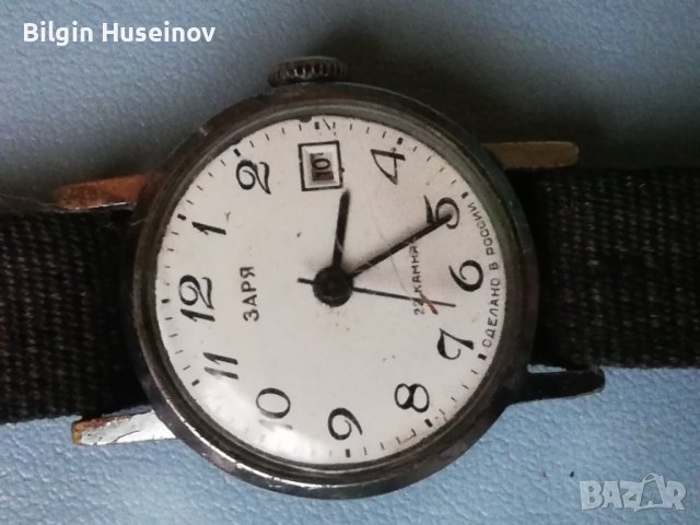 ЗАРЯ 22 КАМЪКА СТАР РЯДЪК МОДЕЛ РУСКИ ДАМСКИ ЧАСОВНИК СДЕЛАНО в СССР 14569, снимка 5 - Антикварни и старинни предмети - 37376349