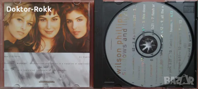 Wilson Phillips – Shadows And Light (1992, CD), снимка 3 - CD дискове - 47730734