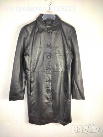 Gina Mariolano leather coat 40