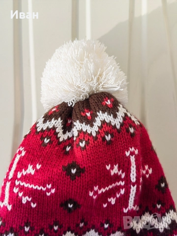 Коледни зимни шапки , снимка 4 - Шапки - 52656026