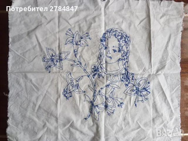 Ръчна бродерия върху плат хасе, снимка 8 - Декорация за дома - 47529640