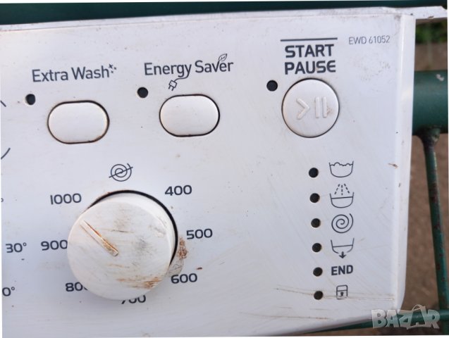 Продавам преден панел с платка за пералня Indesit EWD 61052, снимка 2 - Перални - 44664451