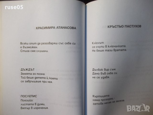 Книга"Дъждовни семена(бълг.хайку поезия-антология)"-176 стр., снимка 5 - Художествена литература - 35572540