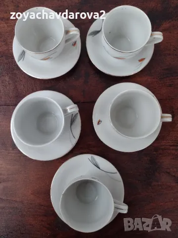 5 БР. ПОРЦЕЛАНОВИ ЧАШКИ С ЧИНИЙКИ ЗА КЪСО КАФЕ, снимка 5 - Чаши - 49002550