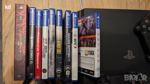 Playstation 4 Pro 1TB + 2 контролера и 9 игри, снимка 2 - PlayStation конзоли - 52892767