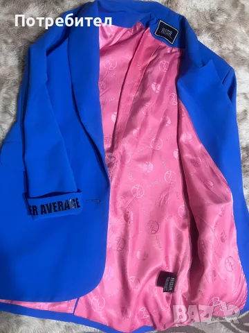 CHARM YOU OVERSIZE БЛЕЙЗЪР - СИН , снимка 2 - Сака - 56488418