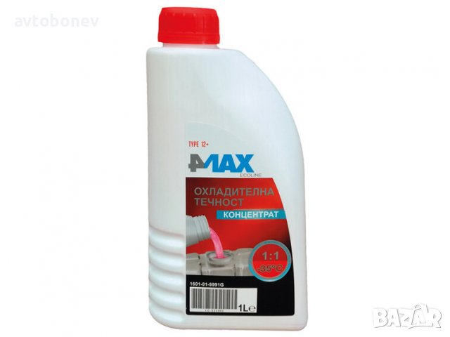 Антифриз концентрат 4MAX G12(червен) 1L
