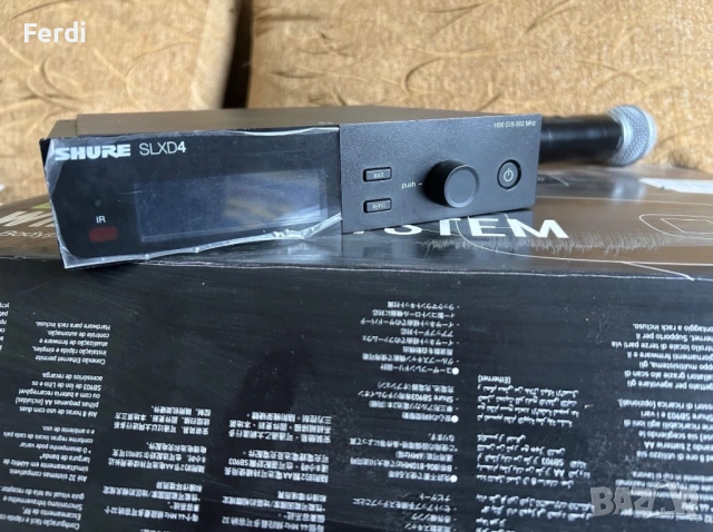 Shure SLXD24  SM58, снимка 3 - Микрофони - 53090065