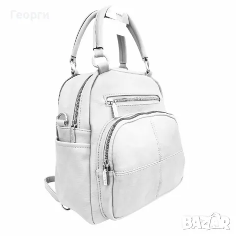 Дамска раница / чанта 2в1 - различни цветове от висококачествена еко кожа, снимка 3 - Чанти - 49286912