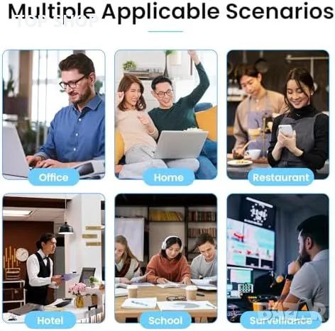 Нов Tenda 16-Портов Gigabit Суич Безшумен Монтаж на Бюро и Стена, снимка 7 - Друга електроника - 49723937