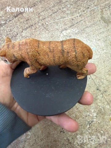 Фигурка колекционерска саблезъб тигър ледена епоха, снимка 4 - Фигурки - 54307852