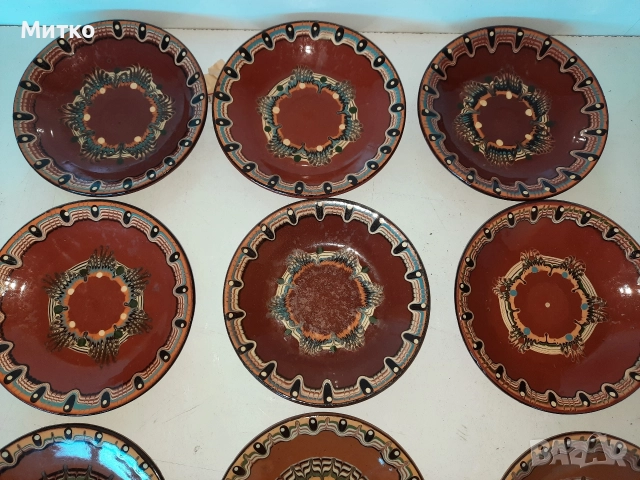 Български битови керамични чиний купи и капаци, снимка 6 - Чинии - 52930225