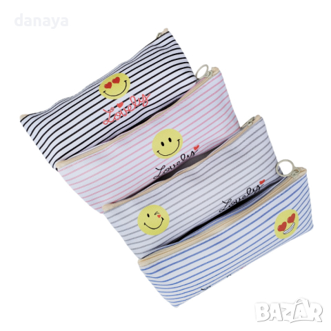 4597 Ученически несесер за моливи и химикали Lovely Smile, снимка 5 - Ученически пособия, канцеларски материали - 44792390