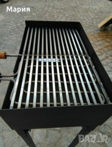 Комбинирано барбекю на дървени въглища и ток, снимка 3 - Барбекюта - 30800866