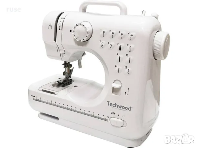 НОВИ! Шевна машина Techwood 10 програми подсветка захранване или батерии, снимка 2 - Шевни машини - 50317753
