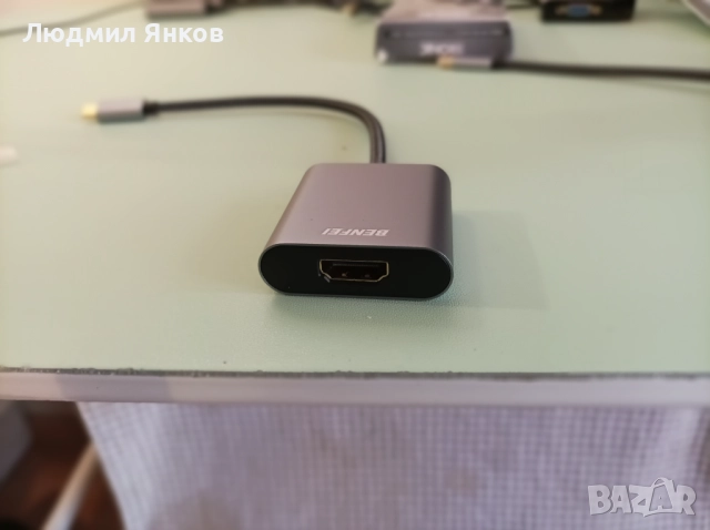 BENFEI USB-C към HDMI адаптер , снимка 3 - Лаптоп аксесоари - 52754652
