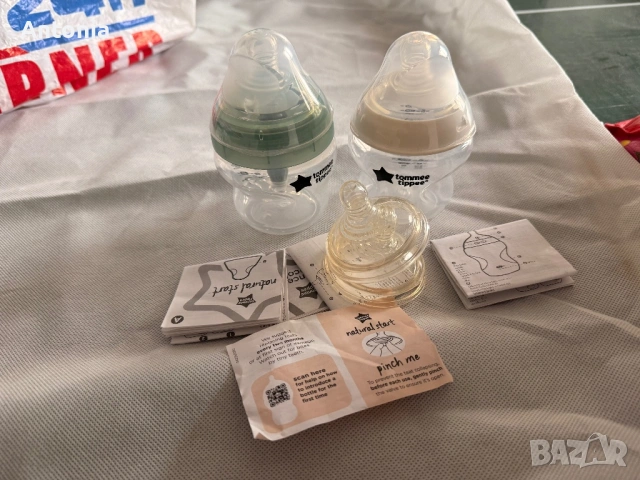 Tomme Tippee Шишета, снимка 6 - Прибори, съдове, шишета и биберони - 54023495