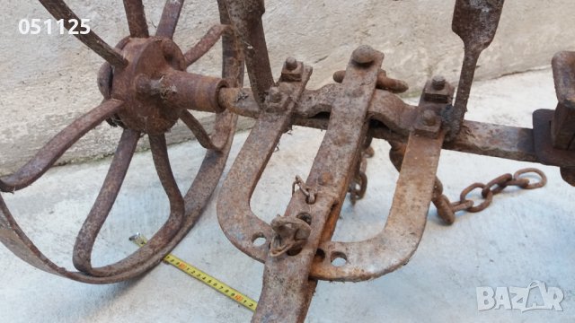 отличен възрожденски колесар, теглич за рало плуг, снимка 10 - Антикварни и старинни предмети - 38211556