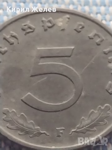 Монета 5 райхсфенинг 1944г. Германия Трети Райх с СХВАСТИКА за КОЛЕКЦИЯ 31567, снимка 3 - Нумизматика и бонистика - 42819860