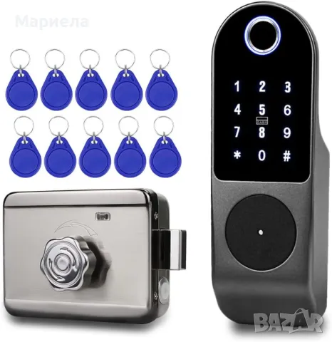 НОВА Електронна интелигентна брава/Биометрична брава с пръстов отпечатък/ Smart Брава, снимка 2 - Други стоки за дома - 48149563