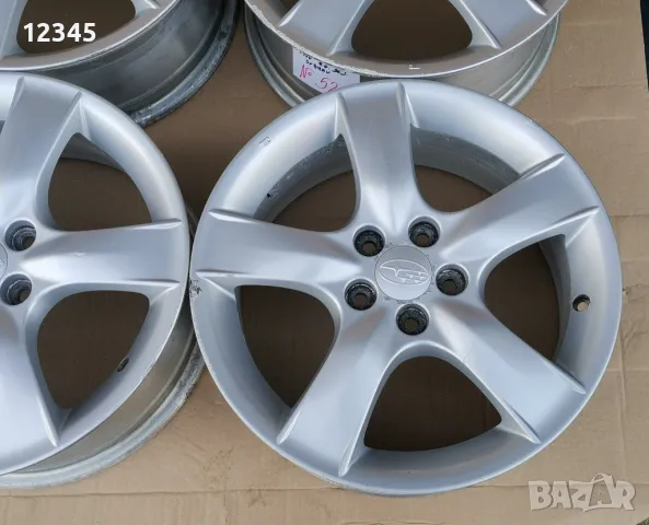 16’’5x100 originalni za subaru 16”5х100 оригинални за субару-№522, снимка 6 - Гуми и джанти - 48329416