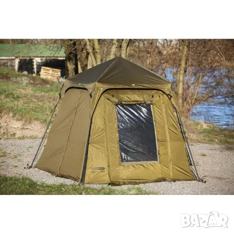 Палатка с две врати RAM XD 330 x 330 x 220 см CARP PRO, снимка 4 - Такъми - 48024226
