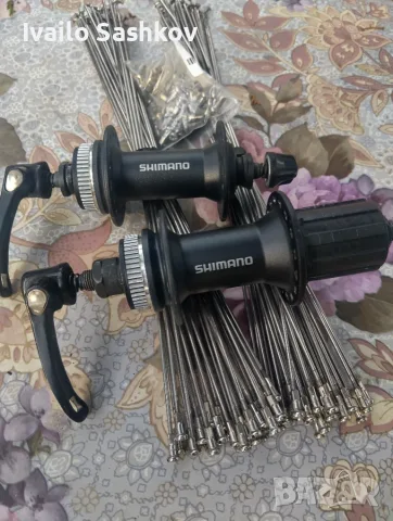 Главини Shimano HB -M4050 (пр.+задна), снимка 3 - Части за велосипеди - 56169391