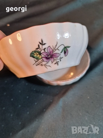 две български порцеланови купички 29/6
