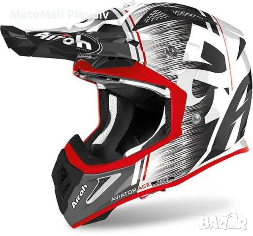 airoh каска aviator ace trick orange размери s m l мото, снимка 2 - Аксесоари и консумативи - 49347960