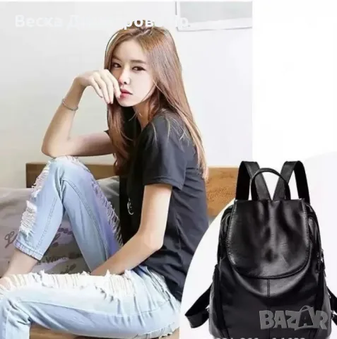 Елегантна, лека, водо и студоустойчива унисекс раница BAG89, снимка 2 - Раници - 47753463