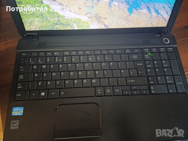 Лаптоп Toshiba, Core i3, 15.6", RAM 8GB, 256GB Samsung SSD, снимка 1 - Лаптопи за работа - 35764415