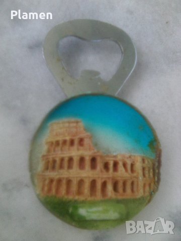 Отварачка сувенир с Колизеума в Рим, снимка 2 - Антикварни и старинни предмети - 34006768