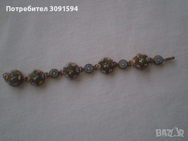 Старинна Гривна Венецианска Мозайка Италия, снимка 9 - Антикварни и старинни предмети - 37404008