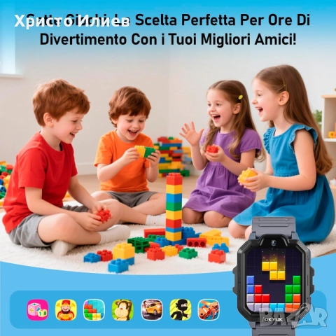 Детски смарт часовник OKYUK T17 4G детски смарт часовник с GPS Панда, снимка 4 - Смарт часовници - 52290246