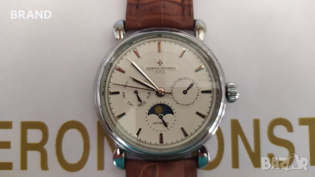 Унисекс часовник Vacheron Constantin Geneve механичен клас 5А+, снимка 11 - Дамски - 33729840