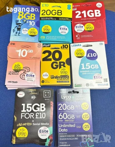 Английски сим карти / английска сим карта, снимка 3 - Резервни части за телефони - 36150348