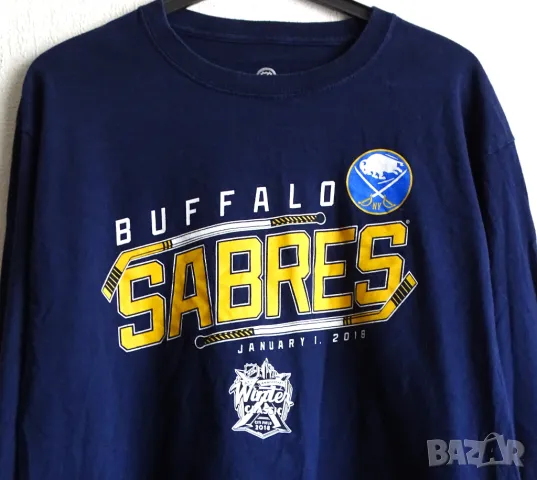NHL Buffalo Sabres мъжка блуза с дълъг ръкав, снимка 2 - Тениски - 49261464