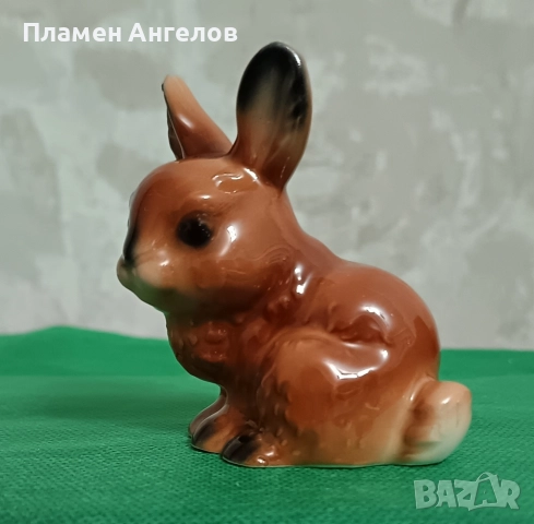 Винтидж порцеланова фигурка - зайче Goebel, снимка 2 - Антикварни и старинни предмети - 52880730
