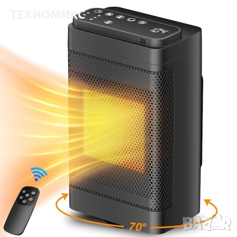 Вентилаторна печка HotVex Ceramic, 1500W, компактна, снимка 6 - Отоплителни печки - 52055266