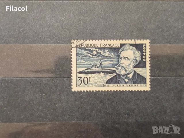 Франция Личности 1955 Жул Верн