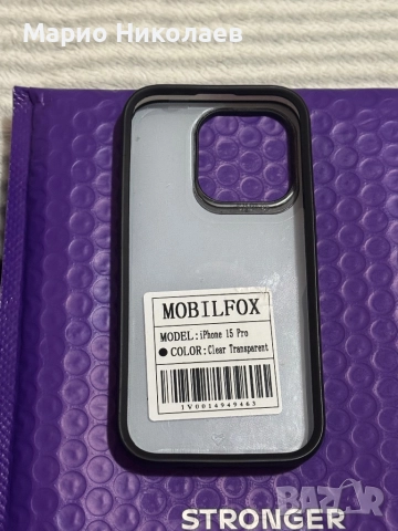 Case Mobilfox Iphone 15 Pro, снимка 3 - Калъфи, кейсове - 52282874