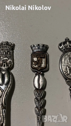 Посребрени лъжици, снимка 7 - Антикварни и старинни предмети - 52100873